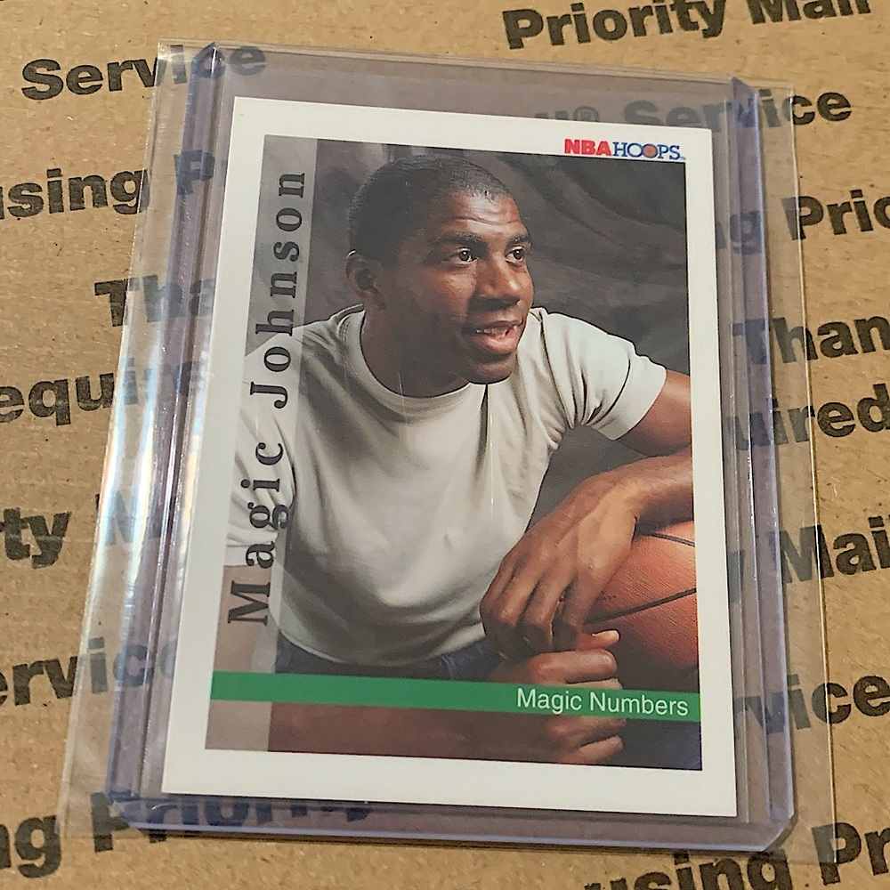 Magic Johnson ‘92 SkyBox x NBA Hoops Card